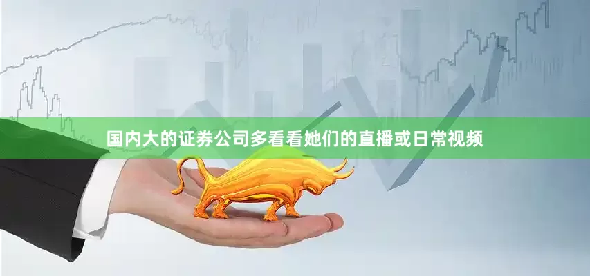 国内大的证券公司多看看她们的直播或日常视频